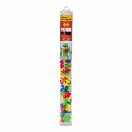Plus-Plus Neon Mix Building Toy Plastic Multicolored 70 pc.