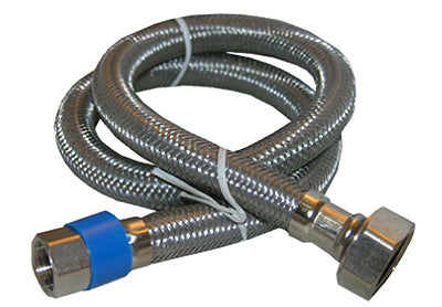 Lasco 3/8 in. Compression X 1/2 in. D FIP 60 in. Braided Stainless Steel Faucet Supply Line