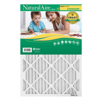 AAF Flanders NaturalAire 14 in. W x 25 in. H x 1 in. D Polyester Synthetic 8 MERV Pleated Air Filter (Pack of 12)