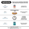 Minwax Wood Finish Semi-Transparent Classic Gray Water-Based Acrylic Emulsion Wood Finish 1 qt