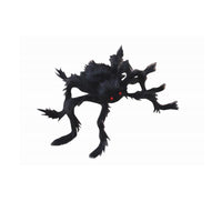 Fun World Assorted Color 30 in. Fuzzy Prop Head Giant Hairy Spider with Posable Legs Halloween Decoration