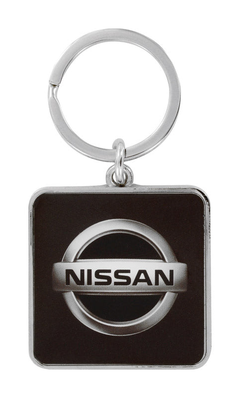Hillman Nissan Metal Silver Decorative Key Chain (Pack of 3).