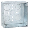 Raco 30.3 cu in Square Metal 2 gang Outlet Box Metallic