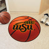 Wichita State University Basketball Rug - 27in. Diameter