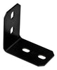 National Hardware 4.9 in. H X 3 in. W X 0.125 in. D Black Carbon Steel Inside/Outside Corner Brace - Open Box