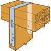 Simpson Strong-Tie 5.6 in. H X 1.3 in. W X 7.7 in. L Galvanized Steel Stud Plate