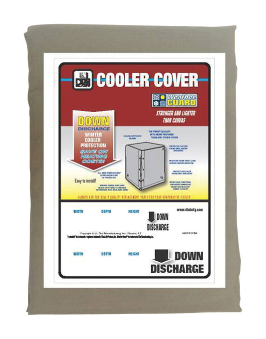 Dial 29 in. H X 41 in. W Gray Polyester Evaporative Cooler Cover
