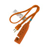 Projex Indoor 3 ft. L Orange Triple Outlet Cord