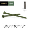 Deck Plus No. 10  x 3 in. L Star Flat Head Exterior Deck Screws 5 lb.