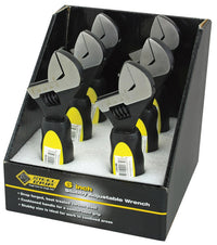 Steel Grip 6 in. L Stubby Adjustable Wrench 1 pc. (Pack of 6) - Deal of The Week