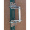 Wedge-Loc 12 in. L Silver Aluminum Gate Hardware Kit 1 pk