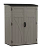 Suncast Gray Plastic Vertical Storage Shed 4 W x 3 D ft. with Floor Kit
