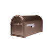 Architectural Mailboxes Hillsborough Classic Galvanized Steel Post Mount Copper Mailbox