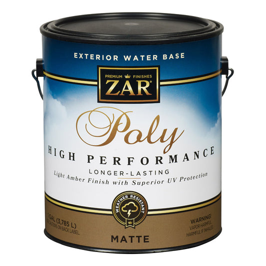 ZAR Matte Clear Water-Based Polyurethane 1 gal. (Pack of 2)