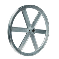 Chicago Die Cast 10 in. D X 3/4 in. D Zinc Single V-Grooved Pulley