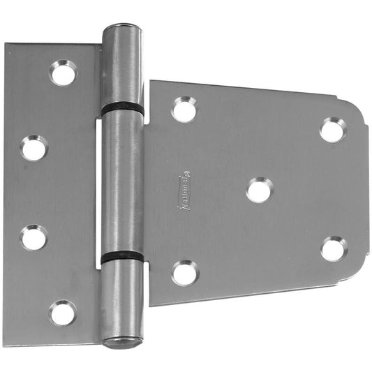 National Hardware 3.5 in. L Silver Stainless Steel Extra Heavy Gate Hinge (Pack of 2)