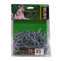 PDQ Silver Swivel Steel Dog Tie Out Chain Small/Medium
