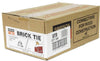 Simpson Strong-Tie 0.38 in. H X 6.69 in. W 22 speed Galvanized Steel Brick Tie