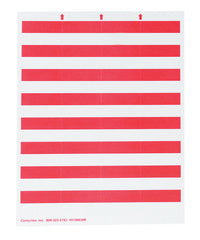 Red Bin Tag Labels