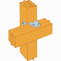 Simpson Strong-Tie 2 in. H X 2 in. W 20 Ga. Galvanized Steel Rigid Tie Connectors - Deal of The Week