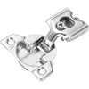Hickory Hardware 2.5 in. W X 2.8 in. L Silver Metal Overlay Hinge 1 pk (Pack of 10)