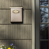 Architectural Mailboxes Designer Classic Galvanized Steel Wall Mount Venetian Bronze Mailbox - Open Box