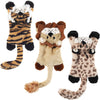 Skineeez Plush Flat Cat Dog Toy