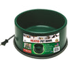Farm Innovators Green Plastic 1.5 gal Heated Pet Bowl For Dogs