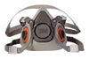 3M Half Face Respirator 6000 Series Gray M 1 pc - Deal of The Week