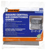 Frost King 30 in. H x 34 in. W Polyethylene Gray Square Central Air Conditioner Cover