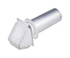 Deflect-O Jordan 11 in. L X 4 in. D Silver/White Aluminum Vent Dryer Hood