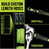 Legacy Flexzilla Pro 250 ft. L X 1/4 in. D Hybrid Polymer Air Hose 300 psi Zilla Green