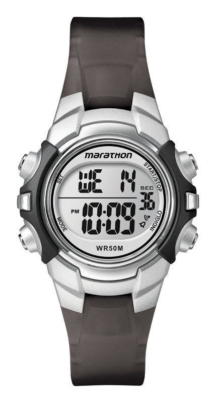 Timex Marathon Unisex Round Black Digital Sports Watch Resin Water Resistant