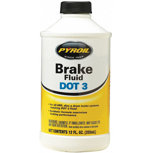 Pyroil PYBF12 12 Oz DOT 3 Brake Fluid (Pack of 12)