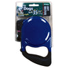 PDQ Blue / Black Cotton/Nylon Dog Retractable Leash Medium