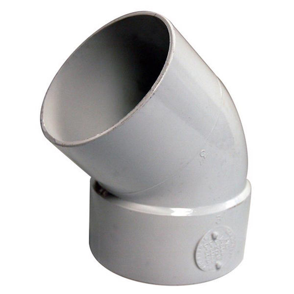 Codo de PVC NDS Schedule 35 de 4 in., con conexión hembra de 4 in. X espiga D de 4 in., paquete de 1 - Caja abierta