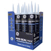GE Pro Max Crystal Clear Silicone 1 Window and Door Caulk Sealant 9 fl. oz. (Pack of 12)