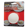 Keeney Polished Chrome Finish Stylewise Stop N' Pop Rubber Bath Tub Stopper 1-1/2 in.