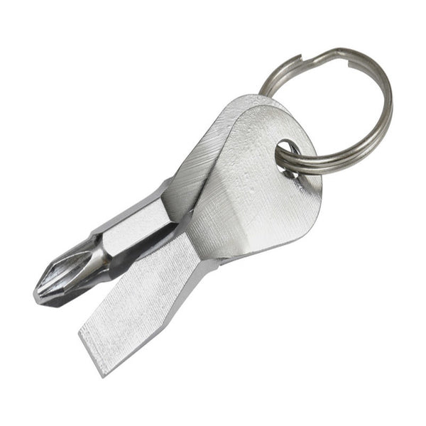 Hillman Metal Silver Screwdriver Set Key Ring. - Deal of The Week