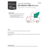 Celebrations LED Truck w/Tree Silhouette 15 in. Hanging Decor