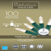 Celebrations Gold LED Mini Warm White 100 ct String Christmas Lights 33 ft.