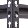 Edsal Black Steel Muscle Rack Adjustable Shelving Unit 1750 lbs. Capacity 72 H x 34 W x 14 D in.