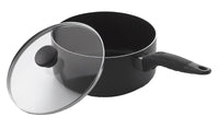 Mirro Get A Grip Aluminum Sauce Pan With Lid 3 qt Black - Open Box