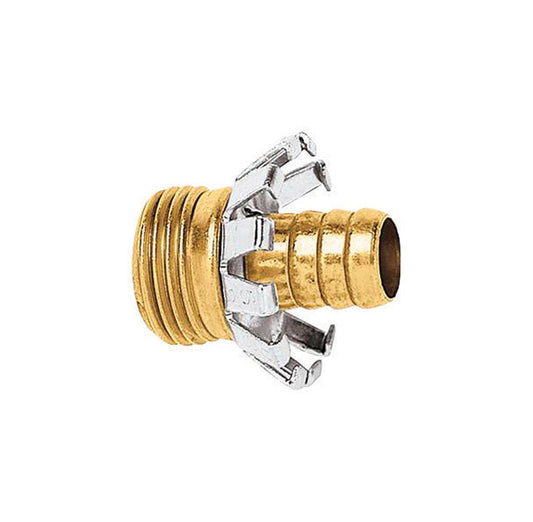 Gilmour 3/4 in. Brass Threaded Male Clinch Coupling (Pack of 10).