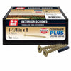 PrimeGuard Plus No. 8 x 1-1/4 in. L Star Bugle Head Deck Screws 1 lb.