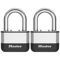 Master Lock Elite 2.625 in. W X 4 in. L Laminated Steel 5-Pin Cylinder Padlock