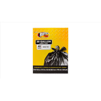 Ruffies Pro 39 gal. Trash Bags Wing Ties 40 pk (Pack of 6)