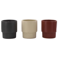 Patio Essentials 22734 Glass Citronella Candle Sea Salt Finish & Rope Accent (Pack of 9)