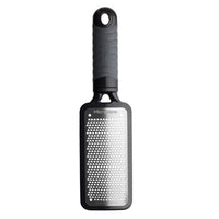 Microplane Silver/Black Stainless Steel Fine Grater