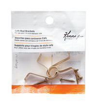 Kenney Brass Gold Traditional/Transitional Cafe Curtain Rod Bracket 4.5 in. L - Deal of The Week